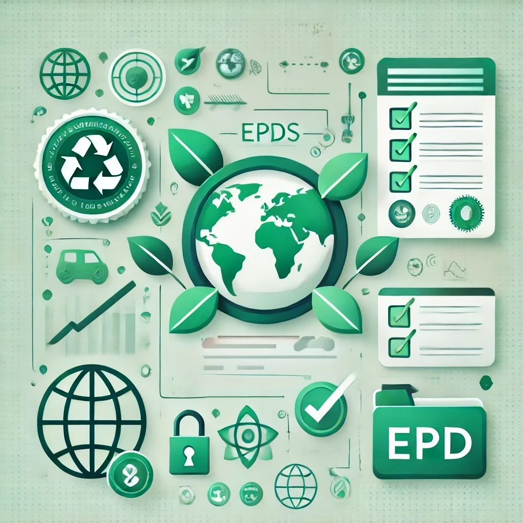 Which international standards are EPD documents based on?